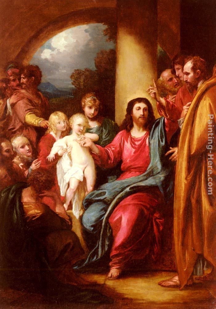 Benjamin West Christ Showing A Little Child As The Emblem Of Heaven